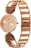 Titan Raga Afterglow Women's Quartz Analog Watch, Rose Gold11 Dial, Rose Gold Stainless Steel Strap, TI-2742WM01
