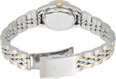 Seiko Women's Mechanical Watch Analog, White Dial Silver Stainless Band, SYMA35K