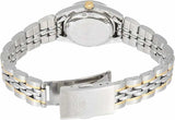 Seiko Women's Mechanical Watch Analog, White Dial Silver Stainless Band, SYMA35K