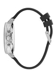 Beverly Hills Polo Club Men's Multifunction Watch with Black To Silver Dial and Black Silicone Band, BP3211X.351