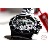 Swiss Military Hanowa Men's Chronograph Watch Black Dial with Black Stainless Steel Bracelet, SMWGI2100730