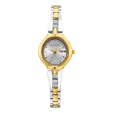 Titan Karishma Women's Watch White Dial Analog with Two Toned Metal Strap, 2345BM03