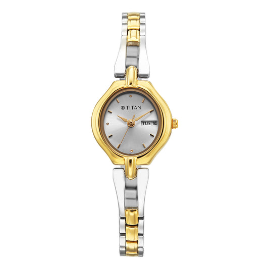 Titan, Men's, Analog Watch, White Dial, TI-2345BM03