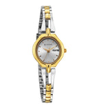 Titan Karishma Women's Watch White Dial Analog with Two Toned Metal Strap, 2345BM03