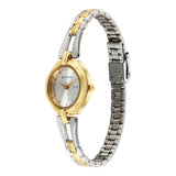 Titan Karishma Women's Watch White Dial Analog with Two Toned Metal Strap, 2345BM03