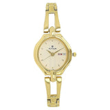 Titan Karishma Women's Analog Watch Silver Dial With Golden Stainless Steel Strap, 2345YM05