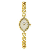 Titan Raga Women's Watch White Dial With Gold Metal Strap, 2370YM01