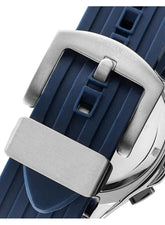 Beverly Hills Polo Club Men's Multifunction Watch with Dark Blue Dial and Blue Silicone Band, BP3211X.499