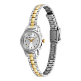 Titan Women's Watch Analog Silver Dial with Two-Toned Stainless Steel Band, 2401BM02