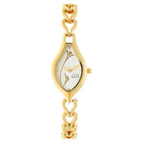 Titan Women's Watch Raga Collection Analog, Silver Dial Gold Stainless Strap, 2457YM01