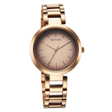 Titan Women's Watch Sparkle Collection, Pink Dial Rose Gold Stainless Steel Strap, 2480WM0 - view 2