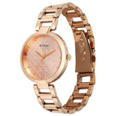 Titan Sparkle Analog Women's Watch with Pink Dial and Stainless Steel Strap, 2480WM08