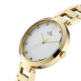 Titan Sparkle Black Dial Analog Stainless Steel Strap Watch for Women