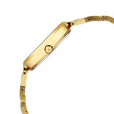 Titan Tet Men's Watch Analog Red Dial Gold Stainless Steel Band, 2480YM04