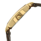 Titan Women's Watch Analog Brown Dial With Brown Leather Strap