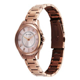 Titan Women's Watch Analog Pink Dial with Rose Gold Stainless Steel Band, 2565QM01
