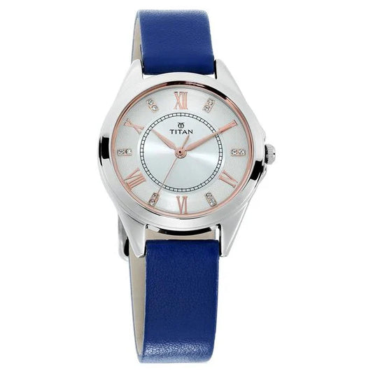 Titan, Women, Analog, Watch, Silver Dial, 2565SL02