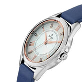 Titan Women's Watch Analog Silver Dial With Orange Band, 2565SL02