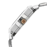 Titan Workwear Women's Watch Analog Rose Gold Dial With Silver Stainless Steel Band, 2569KM01