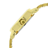 Titan Women's Watch White Dial Gold Stainless Steel Strap Watch, 2572YM01
