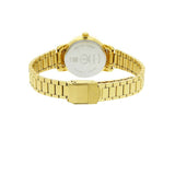 Titan Women's Watch White Dial Gold Stainless Steel Strap Watch, 2572YM01