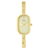 Titan Women's Watch Raga Collection Analog, Champagne Dial Gold Stainless Strap, 2577YM01