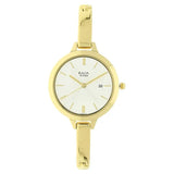 Titan Women's Watch Raga Collection Analog, White Dial Gold Stainless Strap, 2578YM01