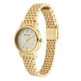 Titan Quartz Analog Women's Watch, White Dial Stainless Steel Strap, 2593YM02