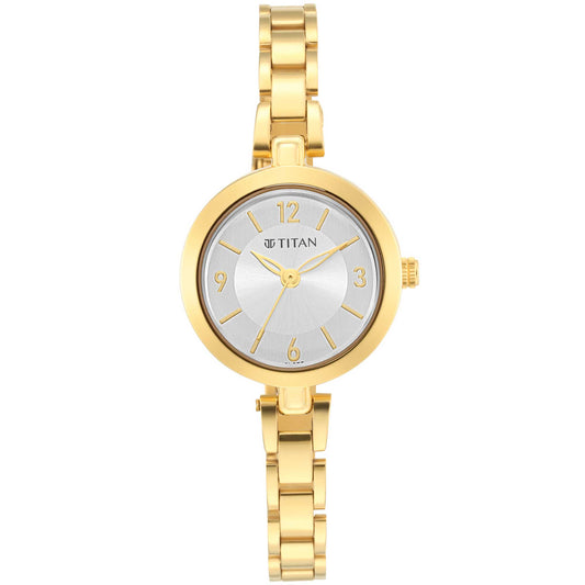 Titan, Women, Analog, Watch, Silver Dial, Stainless steel Strap, 2598YM04