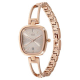 Titan Raga Viva Grey Dial Analog Women's Watch, Grey Dial Rose Gold Stainless Steel Strap, 2604WM01