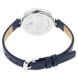 Titan Raga Viva Analog Women's Watch, Blue Dial Leather Strap, 2606SL02