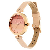 Titan Raga Viva Analog Women's Watch, Pink Dial Leather Strap, 2606WL02