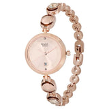 Titan Women's Watch Raga Collection Analog, Rose Gold Dial Rose Gold Stainless Strap, 2606WM02