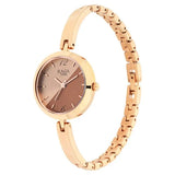 Titan Women's Watch Raga Rose Gold Dial Rose Gold Stainless Steel Strap Watch. 2606WM07