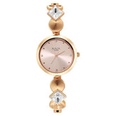 Titan Women's Watch Raga Pink Dial Rose Gold Stainless Steel Strap Watch, 2606WM10