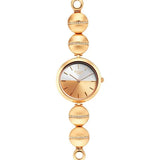 Titan Women's Watch Raga Delight Collection, Silver Dial Rose Gold Stainless Steel Strap, 2606WM11