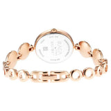 Titan Women's Watch Raga Delight Collection, Silver Dial Rose Gold Stainless Steel Strap, 2606WM11