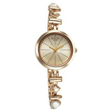 Titan Raga Viva Women's Watch Analog Champagne Dial With Rose Gold Stainless Steel  Band, 2606WM12