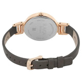 Titan Women's Watch Raga Collection Analog, Rose Gold Dial Brown Leather Strap, 2608WL01