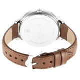 Titan Women's Watch Analog Beige Dial With Brown Leather Strap, 2617SL05
