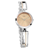 Titan Raga Viva Women's Watch Analog Rose Gold Dial With Rose Silver Band, 2622KM01