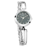 Titan Women's Watch Raga Viva Collection Analog, Black Dial Silver Stainless Strap, 2622SM01