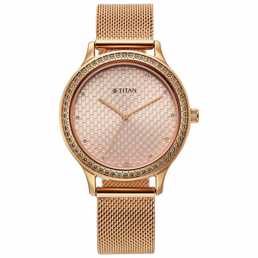 Titan, Men's, Analog Watch, with Stainless Steel Band, TI-2634WM06