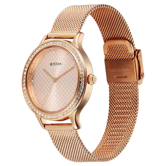 Titan, Men's, Analog Watch, with Stainless Steel Band, TI-2634WM06