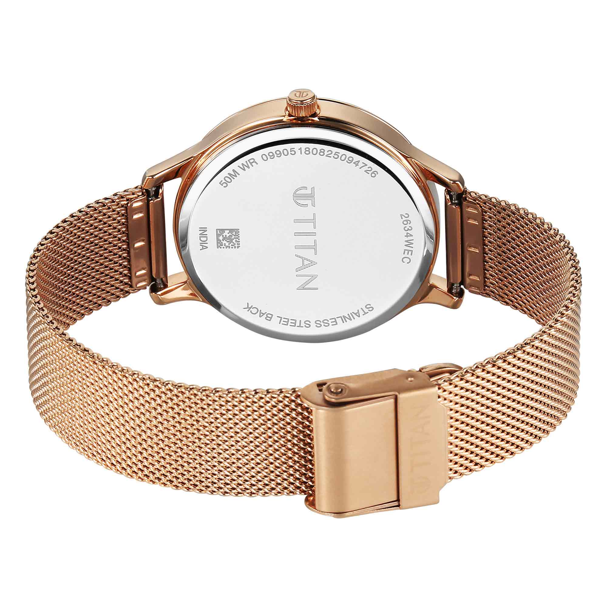 Titan, Men's, Analog Watch, with Stainless Steel Band, TI-2634WM06