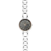Titan Women's Watch Raga Viva Collection, Gun Dial Silver Stainless Steel Strap, 2642SM01
