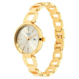 Titan Raga Viva Women's Watch Analog Silver Dial with Gold Stainless Steel Band, 2642YM01