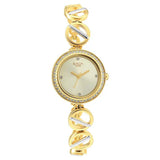 Titan Women's Watch Raga GoldDial Gold Stainless Steel Strap Watch, 2643BM01