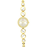 Titan Women's Watch Raga GoldDial Gold Stainless Steel Strap Watch, 2643BM01