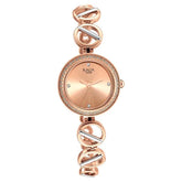 Titan Raga Viva Analog Women's Watch, Rose Gold Dial With Stainless Steel Strap, 2643KM01